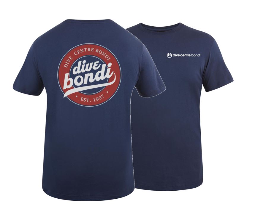 Dive Centre Bondi T-Shirt - Vintage Burnt Red