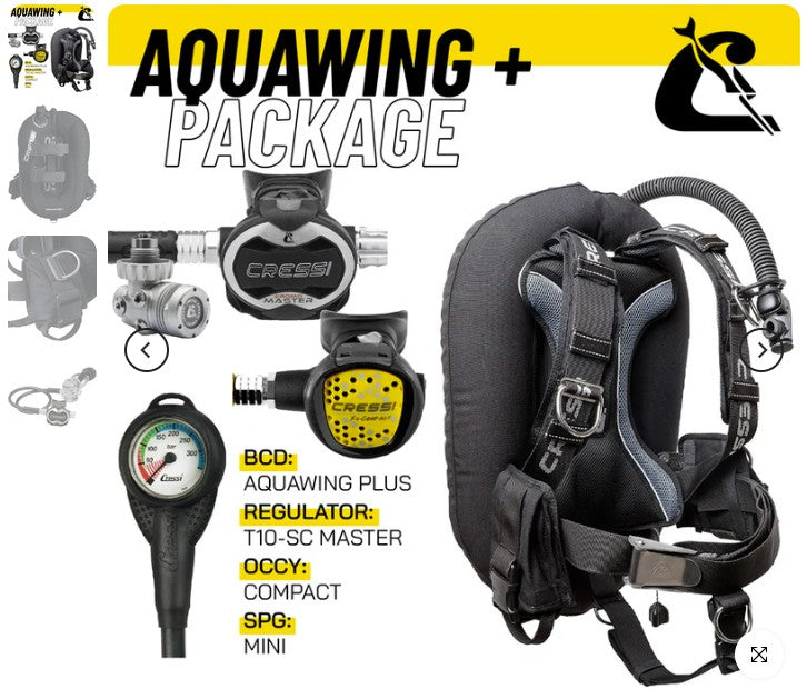 Aquawing Max and T10-Sc Cromo + Master Regulator Package