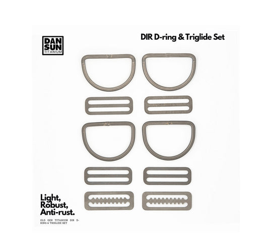 DAN SUN OLD GEN DIR D-ring & Tri-glide Set (10 pcs)
