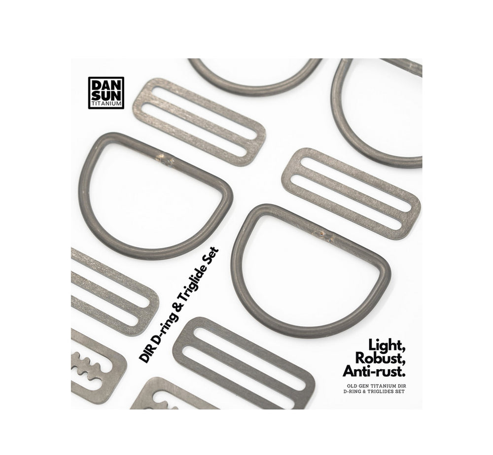 DAN SUN OLD GEN DIR D-ring & Tri-glide Set (10 pcs)