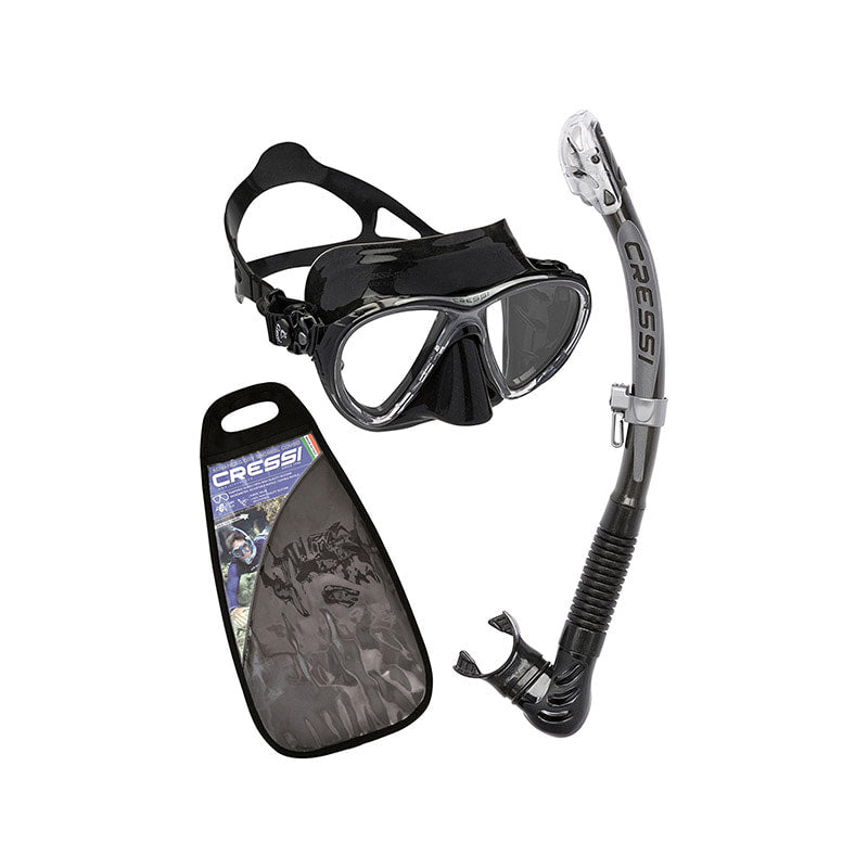Cressi Big Eyes Evolution Mask & Alpha Ultra Dry Snorkel