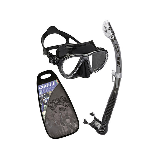 Cressi Big Eyes Evolution Mask & Alpha Ultra Dry Snorkel