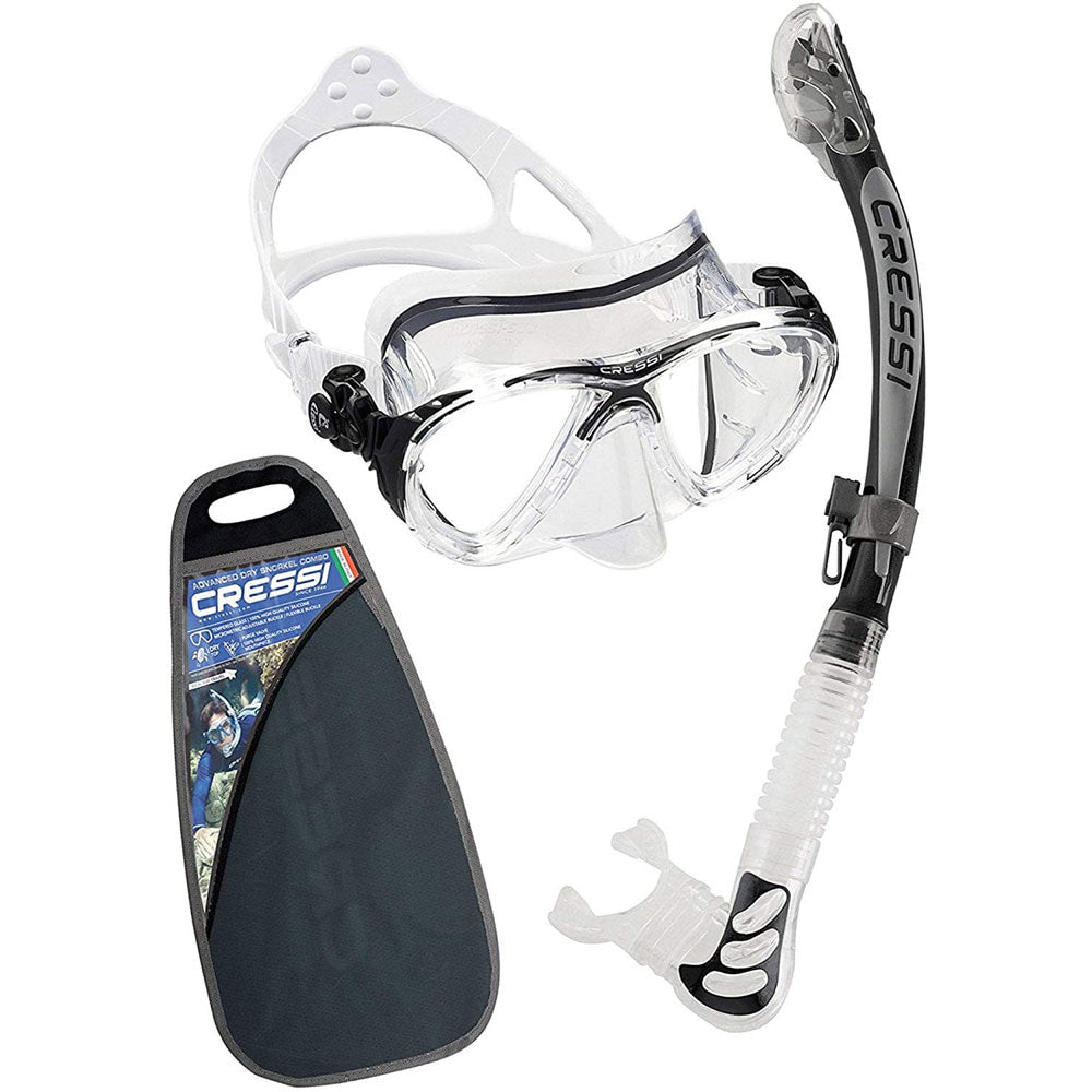 Cressi Big Eyes Evolution Mask & Alpha Ultra Dry Snorkel