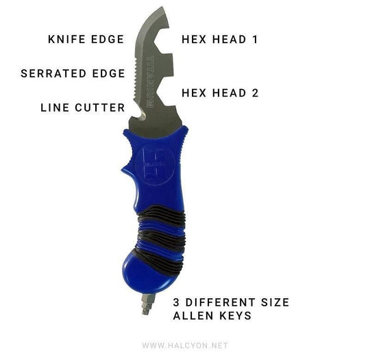 Halcyon Titanium Knife & Multitool