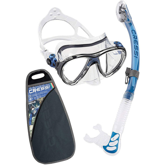 Cressi Big Eyes Evolution Mask & Alpha Ultra Dry Snorkel